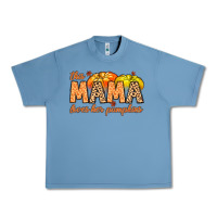 Pebble Blue this mama loves her pumpkins Urban Heavy Tee - MaliasSmallBusiness