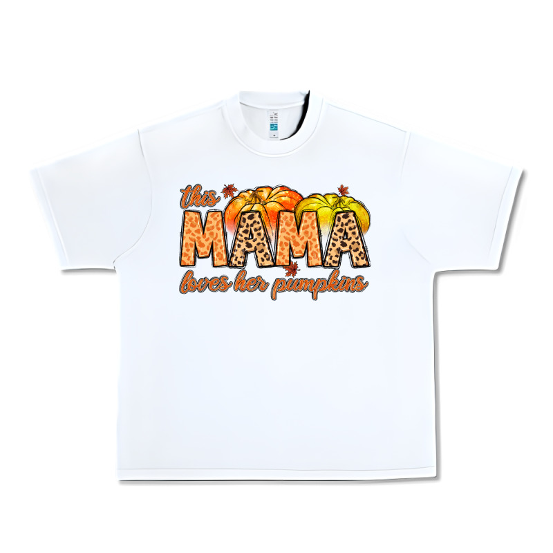 This Mama Loves Her Pumpkins Urban Heavy Tee by MaliasSmallBusiness | Teevron