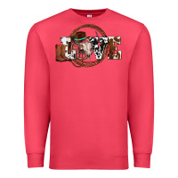 Cardinal western love for cowboys olivia Premium Sweatshirt - OliviaCreatesArt