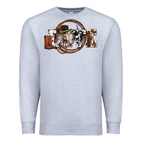 Heather Grey western love for cowboys olivia Premium Sweatshirt - OliviaCreatesArt