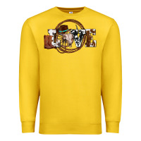 Lemon western love for cowboys olivia Premium Sweatshirt - OliviaCreatesArt