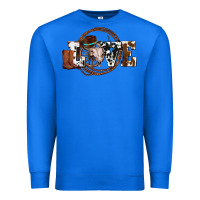 True Royal western love for cowboys olivia Premium Sweatshirt - OliviaCreatesArt