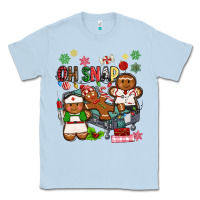 Dusty Blue oh snap christmas Classic Tee - MaliasSmallBusiness