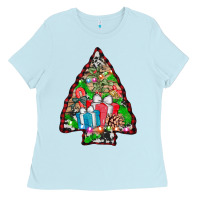 Baby Blue arrowhead christmas gifts Ladies Tee - AdoDesignShop