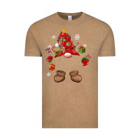 Vintage Coffee custom christmas gnome Vintage Tee - MaliasSmallBusiness