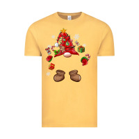 Vintage Mustard custom christmas gnome Vintage Tee - MaliasSmallBusiness