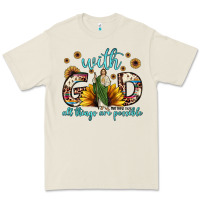 With God All Things Are Possible Matthew 19 26 Premium Tee | Teevron