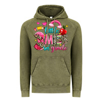 Vintage Olive little miss third grade Vintage Hoodie - NancyCooperArtShop