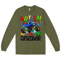 Army Green autism crusher Long Sleeve Tee - Artiststas
