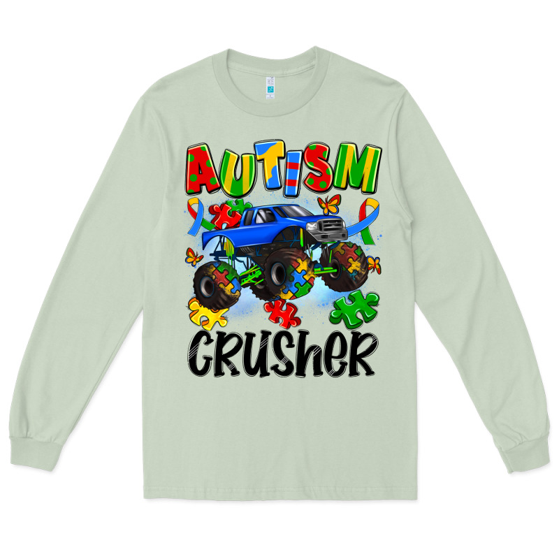 Autism Crusher Long Sleeve Tee by Artiststas | Teevron