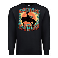 Black American rodeo Premium Sweatshirt - FaDigitalArtStudio