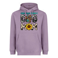 Lavender kinda busy being a dog mom Heavyweight Hoodie - OliviaCreatesArt