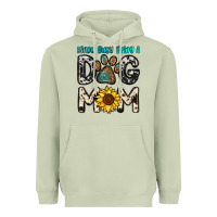 Matcha kinda busy being a dog mom Heavyweight Hoodie - OliviaCreatesArt