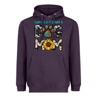 Plum kinda busy being a dog mom Heavyweight Hoodie - OliviaCreatesArt