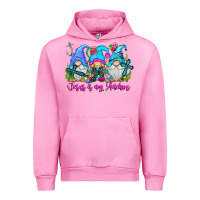 Fuchsia Pink Jesus Is My Anchor Urban Hoodie - CowhideDigitalArt