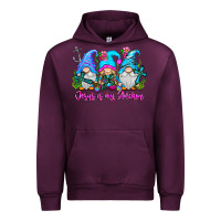 Mauve Wine Jesus Is My Anchor Urban Hoodie - CowhideDigitalArt