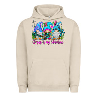 Pigment French Oak Jesus Is My Anchor Urban Hoodie - CowhideDigitalArt