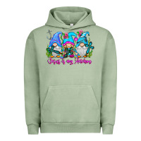 Pigment Oil Green Jesus Is My Anchor Urban Hoodie - CowhideDigitalArt