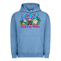 Pigment Pebble Blue Jesus Is My Anchor Urban Hoodie - CowhideDigitalArt