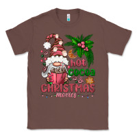 Chestnut Pink Christmas hot cocoa and christmas movies Classic Tee - NancyCooperArtShop