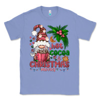 Colony Blue Pink Christmas hot cocoa and christmas movies Classic Tee - NancyCooperArtShop