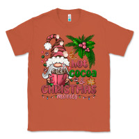 Copper Pink Christmas hot cocoa and christmas movies Classic Tee - NancyCooperArtShop
