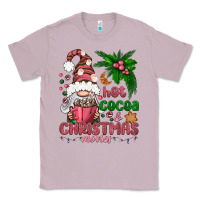 Lilac Pink Christmas hot cocoa and christmas movies Classic Tee - NancyCooperArtShop