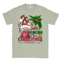 Matcha Pink Christmas hot cocoa and christmas movies Classic Tee - NancyCooperArtShop