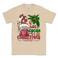 Mushroom Pink Christmas hot cocoa and christmas movies Classic Tee - NancyCooperArtShop