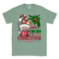 Sage Pink Christmas hot cocoa and christmas movies Classic Tee - NancyCooperArtShop