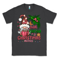 Smoke Pink Christmas hot cocoa and christmas movies Classic Tee - NancyCooperArtShop