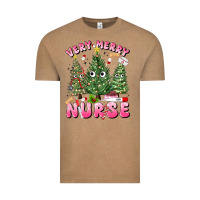 Vintage Coffee very merry nurse Vintage Tee - MaliasSmallBusiness