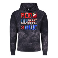 Cloud Black red wine and blue Vintage Hoodie - MaliasSmallBusiness