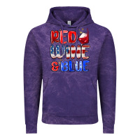 Cloud Purple red wine and blue Vintage Hoodie - MaliasSmallBusiness