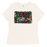 Bone just a girl who loves christmas Ladies Tee - AdoDesignShop