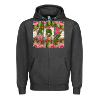Charcoal Heather cactus gnomies Zipper Hoodie - TumblerDesignByShophia