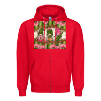 Red cactus gnomies Zipper Hoodie - TumblerDesignByShophia