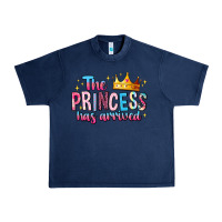 Navy The Princess Has Arrived Urban Heavy Tee - MaliasSmallBusiness