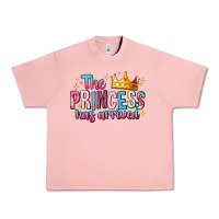 Salmon The Princess Has Arrived Urban Heavy Tee - MaliasSmallBusiness