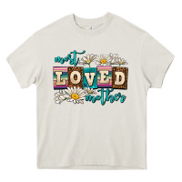 Cream most loved mother Heavy Core Tee - AdoDesignShop