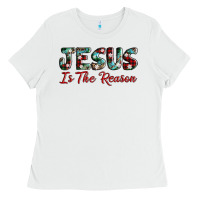 White jesus is the reason Ladies Tee - AdoDesignShop