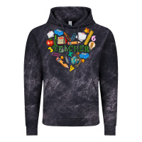 Cloud Black teacher heart Vintage Hoodie - NancyCooperArtShop