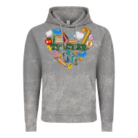 Cloud Rock teacher heart Vintage Hoodie - NancyCooperArtShop
