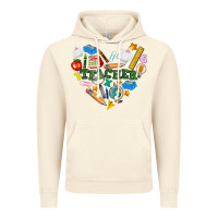 Vintage Artic teacher heart Vintage Hoodie - NancyCooperArtShop
