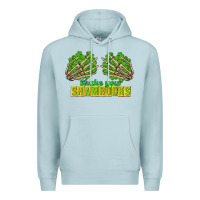 Blue Mist Shake Your Shamrocks St. Patrick's Day Premium Hoodie - CowGirlArtShop