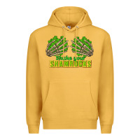 Mustard Shake Your Shamrocks St. Patrick's Day Premium Hoodie - CowGirlArtShop