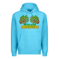 Ocean Blue Shake Your Shamrocks St. Patrick's Day Premium Hoodie - CowGirlArtShop