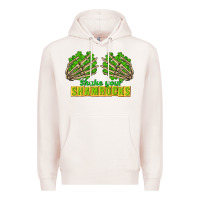 Pale Pink Shake Your Shamrocks St. Patrick's Day Premium Hoodie - CowGirlArtShop