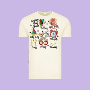 Happy New Year Vintage Tee Designed By Maliassmallbusiness