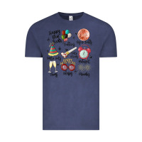 Vintage Denim happy new year Vintage Tee - MaliasSmallBusiness